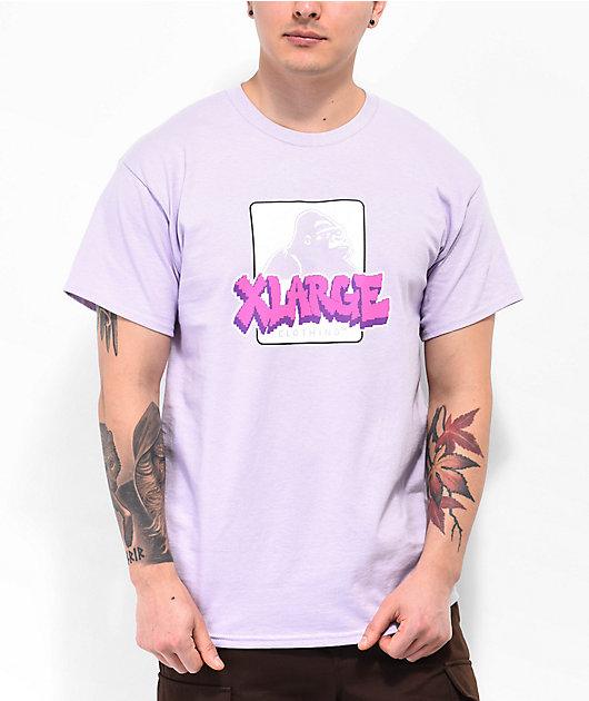 XLARGE Logo Lavender T-Shirt | Zumiez