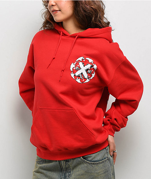 XPLR Apparitions Red Hoodie