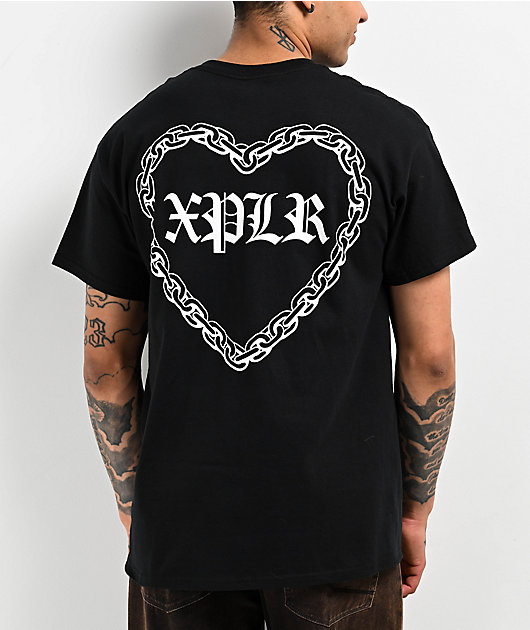 XPLR Chainlink Black T-Shirt | Zumiez
