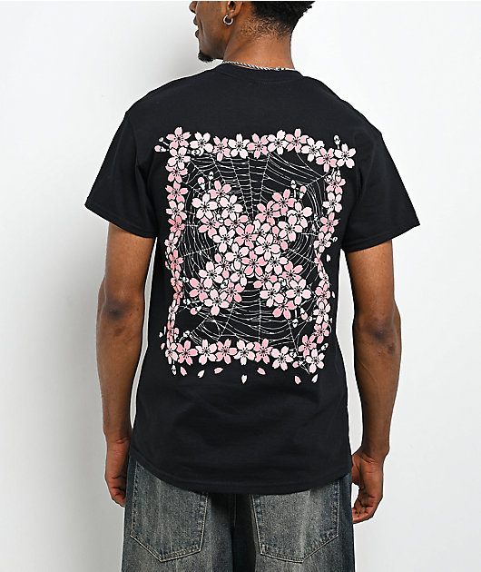 XPLR Cherry Blossoms Black T-Shirt | Zumiez