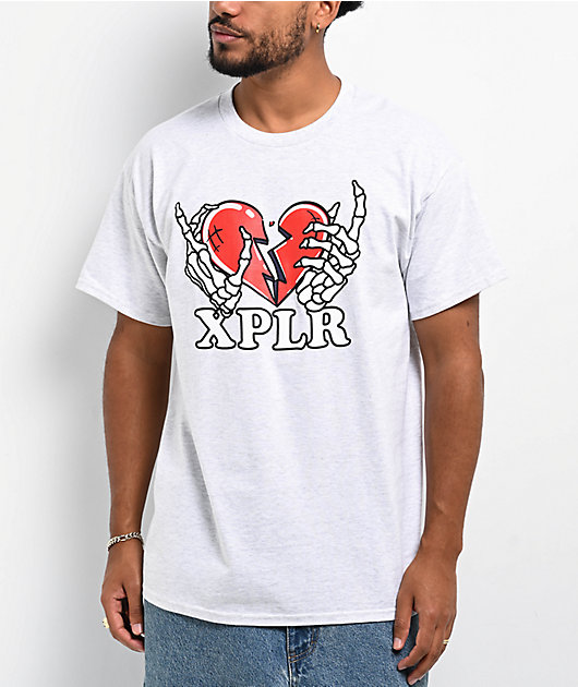 XPLR Heartbreaker Ash T-Shirt | Zumiez
