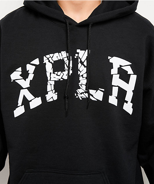 XPLR Shatter Black Hoodie