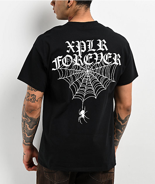 XPLR Spider Black T-Shirt | Zumiez