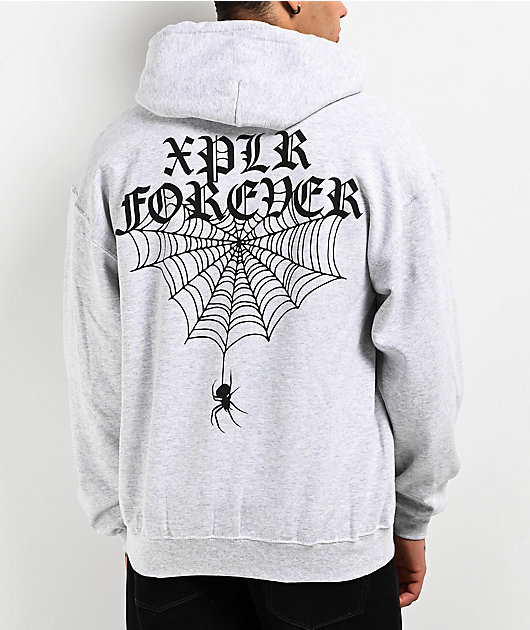 XPLR Spider Grey Hoodie | Zumiez
