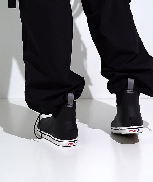 XTRATUF Womens Black Ankle Deck Boots video
