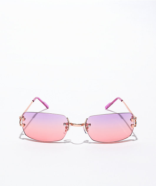 Pink and sale purple sunglasses