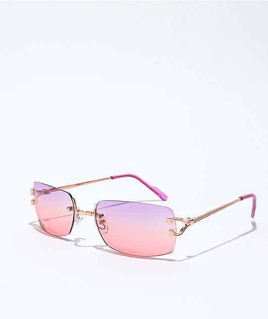 Pink and sale purple sunglasses