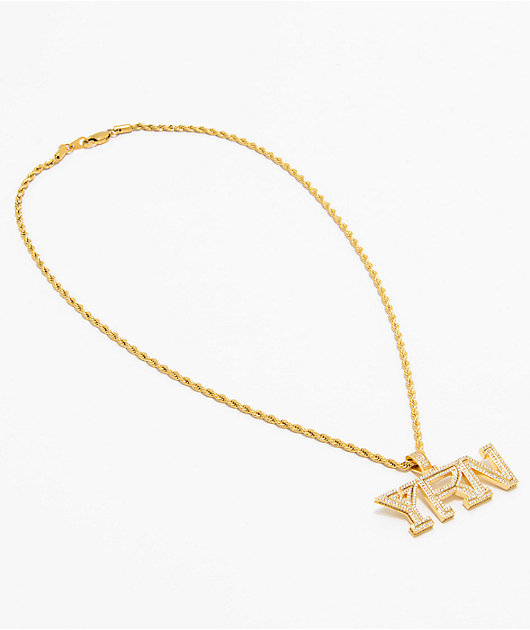 YRN x The Gold Gods Piece Gold Chain Necklace