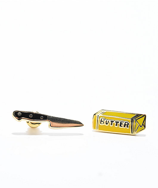 Yellow Owl Workshop Butter & Knife Stud Earrings