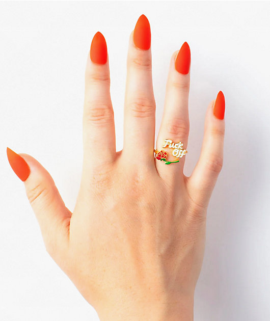 Yellow Owl Workshop F*ck Off Ring