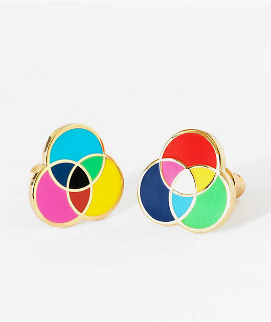 Yellow Owl Workshop RGB & CMYK Stud Earrings