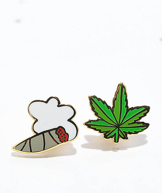 Yellow Owl Workshop Weed Stud Earrings