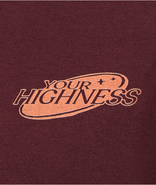 Your Highness Dance Off Maroon T-Shirt
