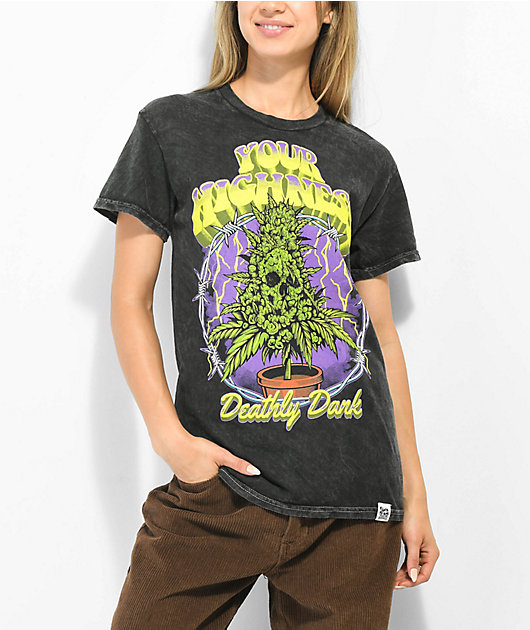 Your Highness Deathly Dank Black T-Shirt | Zumiez