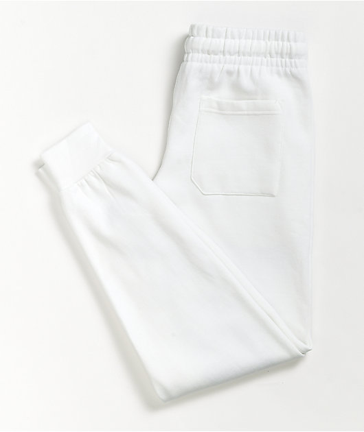 Your Highness Flower Power White Jogger Sweatpants