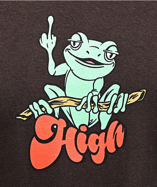 Your Highness Happy Toad Brown T-Shirt