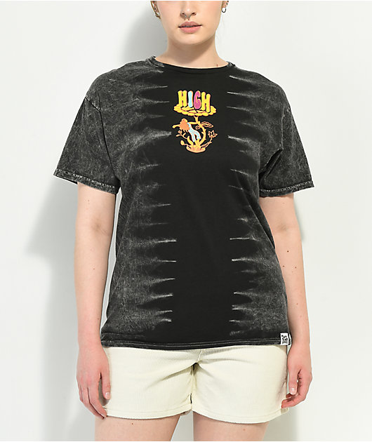 Your Highness Here Comes The Sun Black Tie Dye T-Shirt