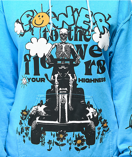 Your Highness Lawnmower Blue Hoodie