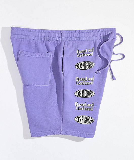 Your Highness Moon Tower Lavender Sweat Shorts