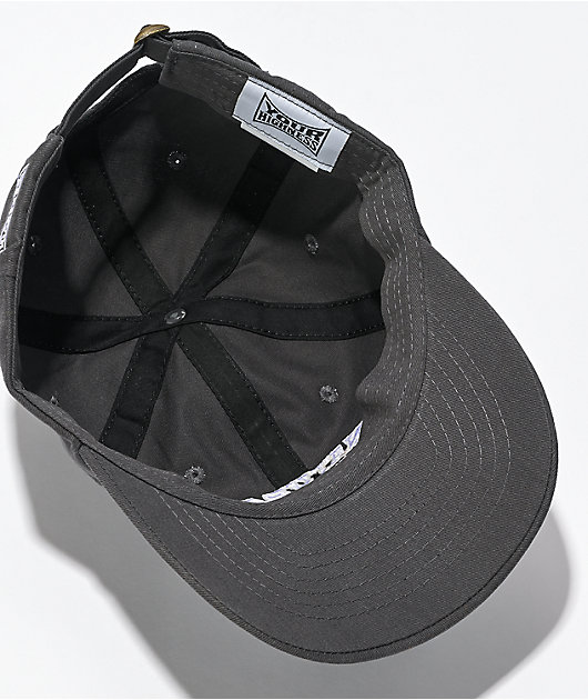 Your Highness Natural High Grey Strapback Hat