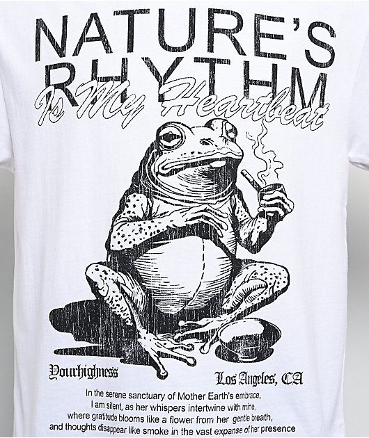 Your Highness Natures Rhythm White T-Shirt