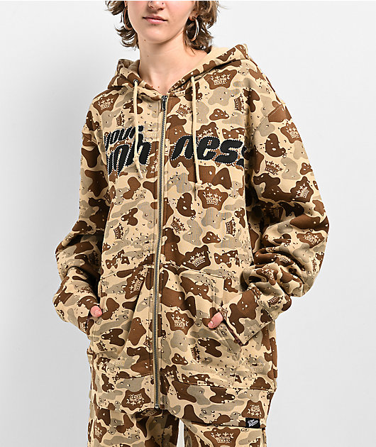 Your Highness OG Desert Camo Zip Hoodie Zumiez