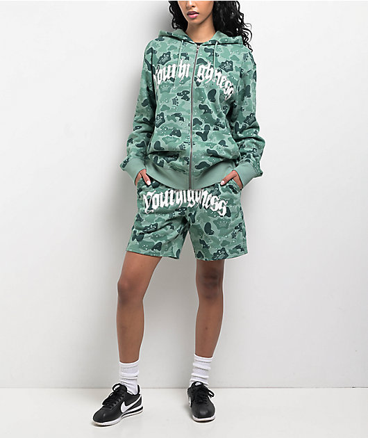 トップス sol soonerorlater Camo Zipup Hoodie Camo Zipup Hoodie | SOL (soonerorlater)