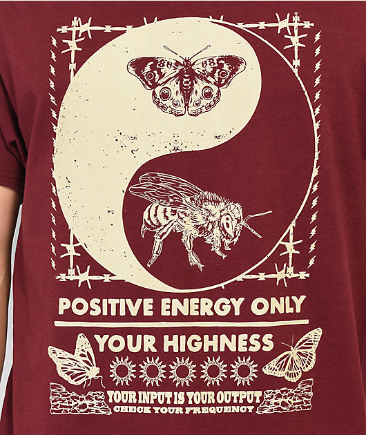 Your Highness Output Maroon T-Shirt