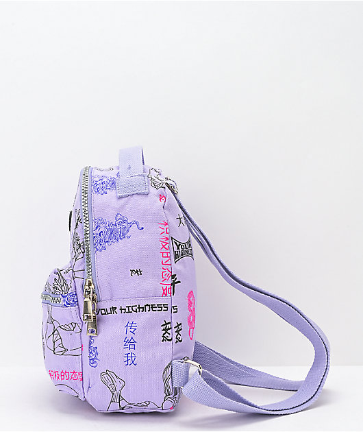 Your Highness Puff Puff Purple Mini Backpack