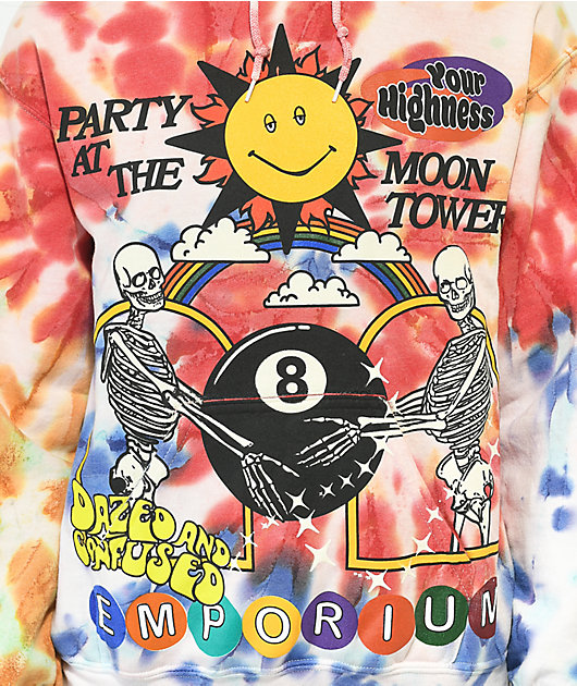 Your Highness x Dazed And Confused Emporium Multi sudadera con capucha tie dye