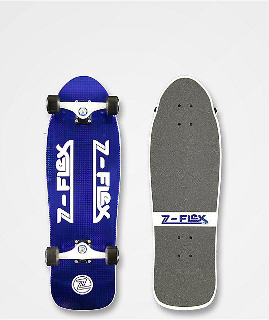 Z-Flex 80s cristallo Z-bar pre-costruiti Completo Cruiser Blu Cristallo 31.25" 