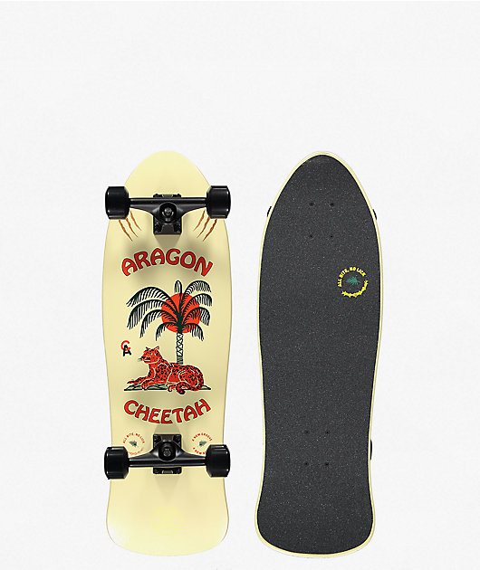 Z-Flex Aragon Cheetah 80s Frog 31.25" Cruiser Skateboard Complete