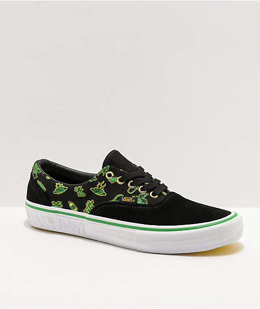 vans negro con verde