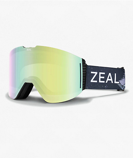 Zeal Lookout Dark Seas & Alchemy Mirror Snowboard Goggles