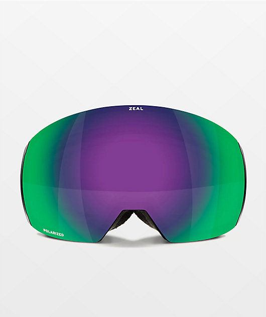 Zeal Portal XL Dark Night & Jade Mirror Snowboard Goggles