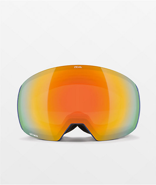 Zeal Portal XL Sage & Phoenix Mirror Snowboard Goggles