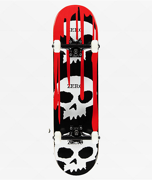 Zero 3 Skull Blood 7.5" Skateboard Complete
