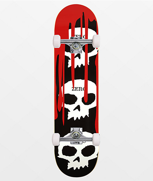 Zero 3 Skull Blood 8.0" Assembled Skateboard Complete