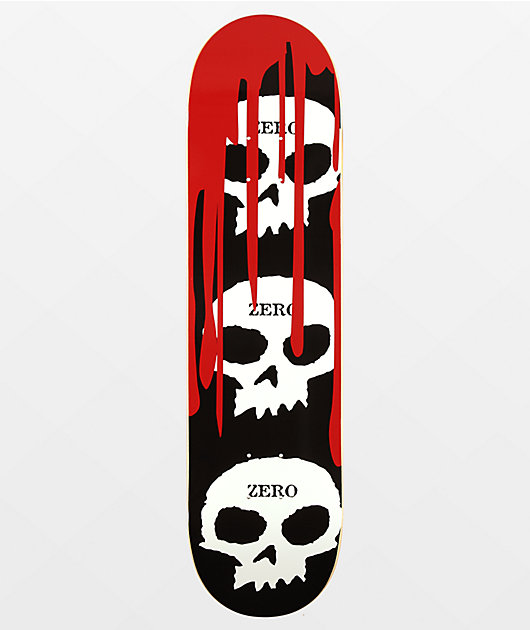 Zero 3 Skull Blood 8.0" Skateboard Deck