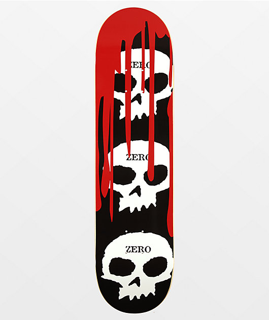 Zero 3 Skull Blood Skateboard Deck
