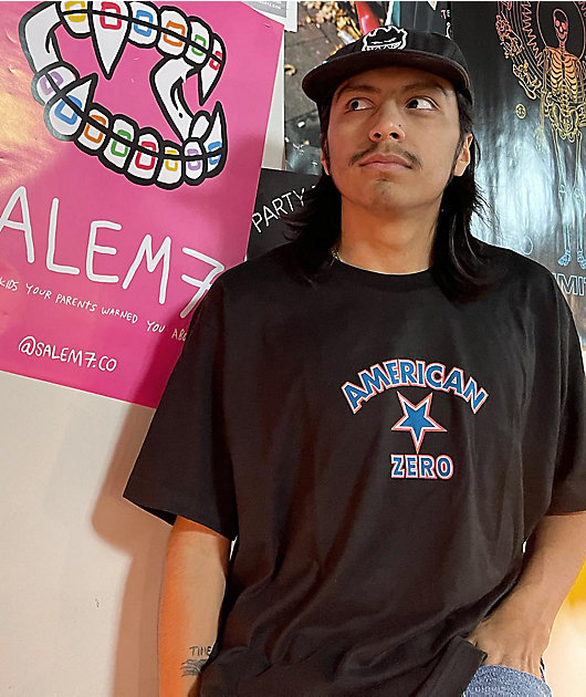 Zero American Black T-Shirt | Zumiez