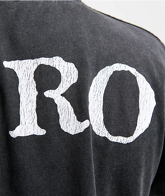 Zero Big Skull Black Wash T-Shirt | Zumiez