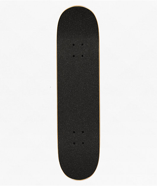 Zero Spider Web Single Skull Glow In The Dark 8.0" Skateboard Complete