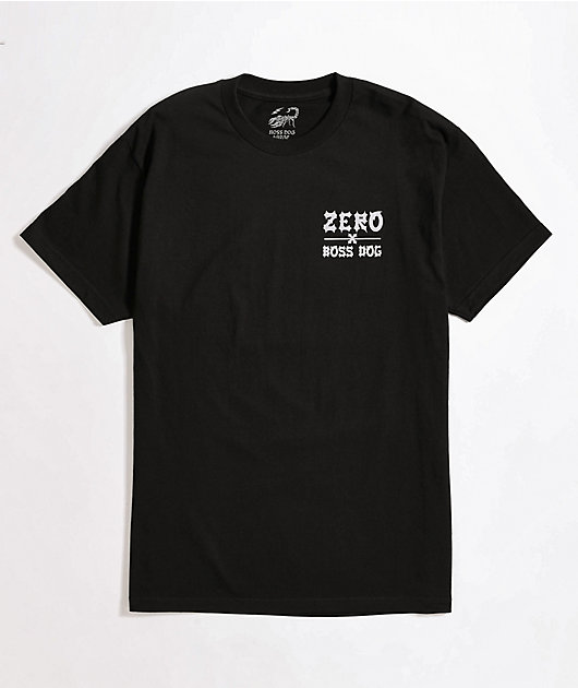 Zero x Boss Dog Roll camiseta negra