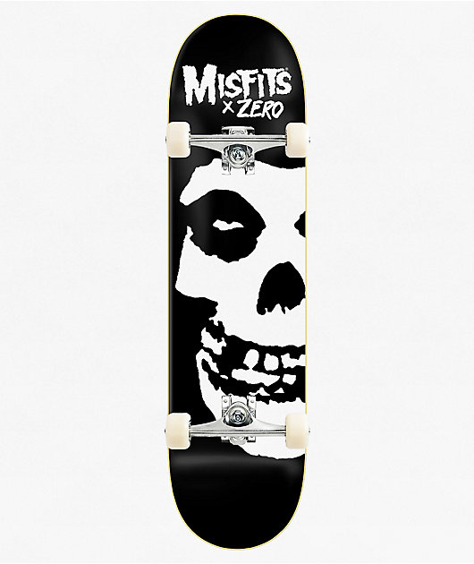 Zero x Misfits Fiend Skull 8.25" Assembled Skateboard Complete