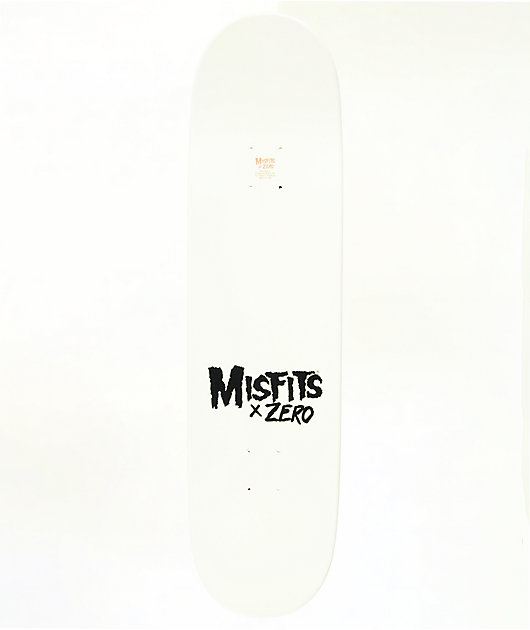 Zero x Misfits Fiend Skull 8.5" Skateboard Deck