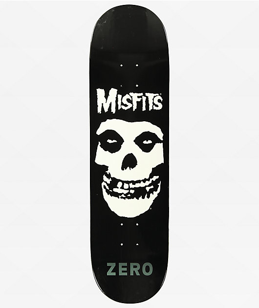 Zero x Misfits Fiend Skull 8.5" Skateboard Deck