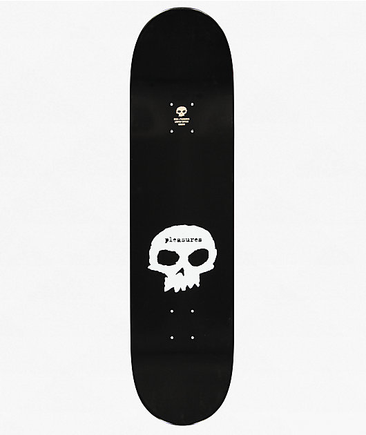 Zero x Pleasures Skulls 8.25" Skateboard Deck