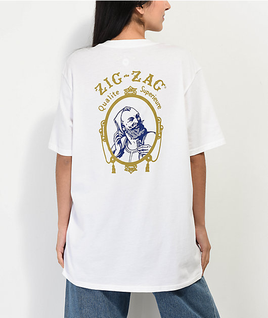 Zig-Zag Classic White T-Shirt