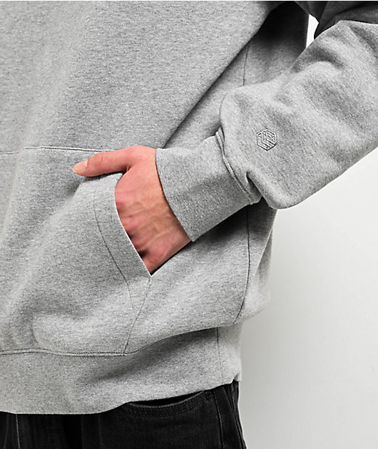 Zine Athletic Grey Quarter Zip Sweatshirt | Zumiez